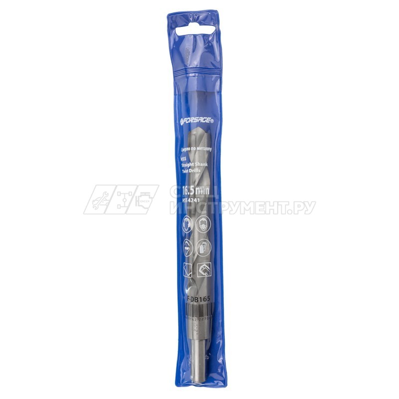 Сверло по металлу 16.5мм HSS, в чехле
