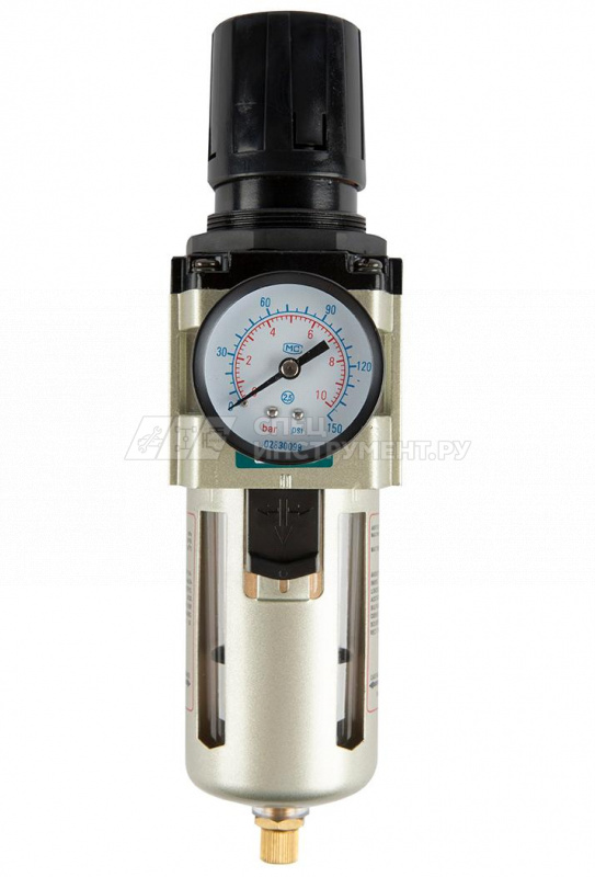 Фильтр для воздуха с регулятором давления 3/8" (5 микрон)