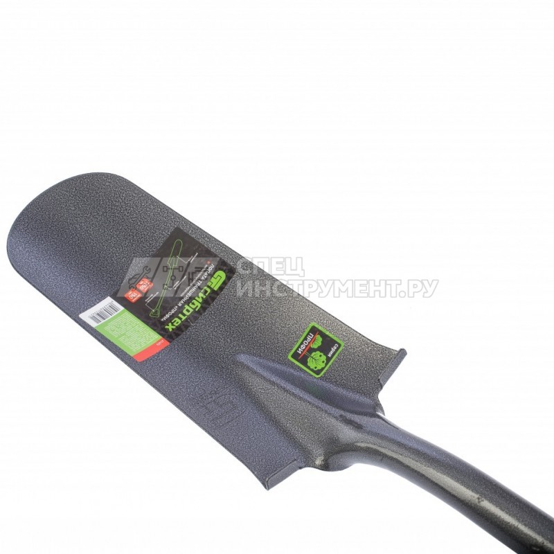 Лопата траншейная, 125х360х1150 мм, цельнометаллическая// Сибртех