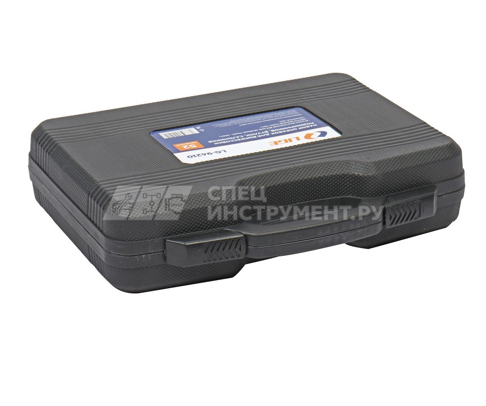 Набор оправок для выпрессовки подшипников, втулок, сальников 52пр. (18-65,74 мм) в кейсе LG-94210 LIGE