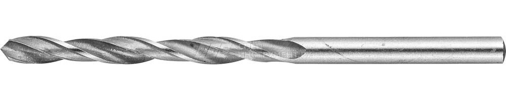 ЗУБР 4.4х80мм, Сверло по металлу, сталь Р6М5, класс В
