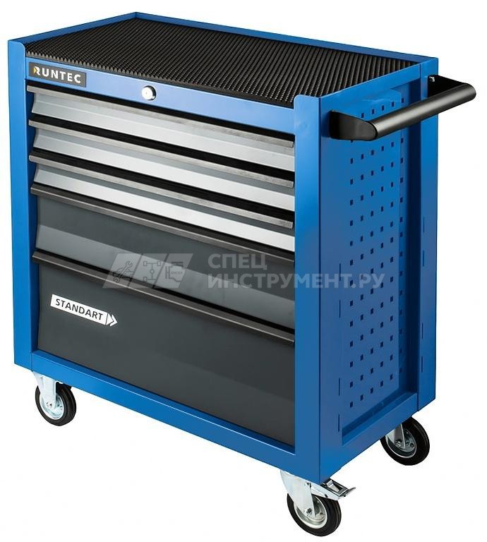 Тележка инструментальная 5 полочная Standart синяя