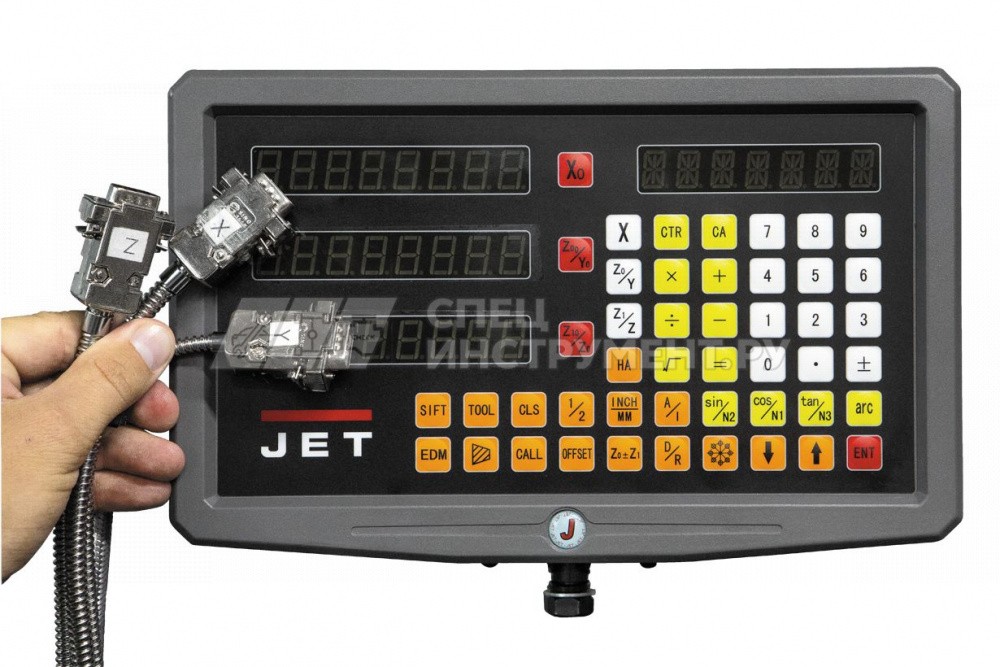 Токарный станок по металлу с системой ускоренного перемещение, JET GH-3180 ZHD DRO RFS