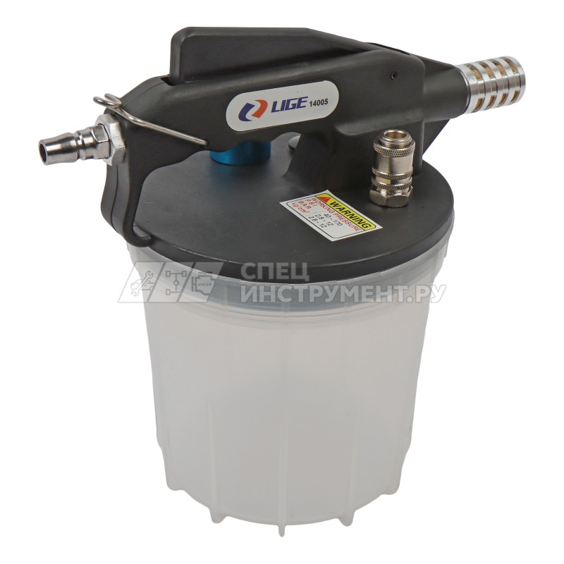 Пневматический насос для замены тормозной жидкости 2л., 1000 куб.с., 1/4" 40-170psi LG-14005 LIGE
