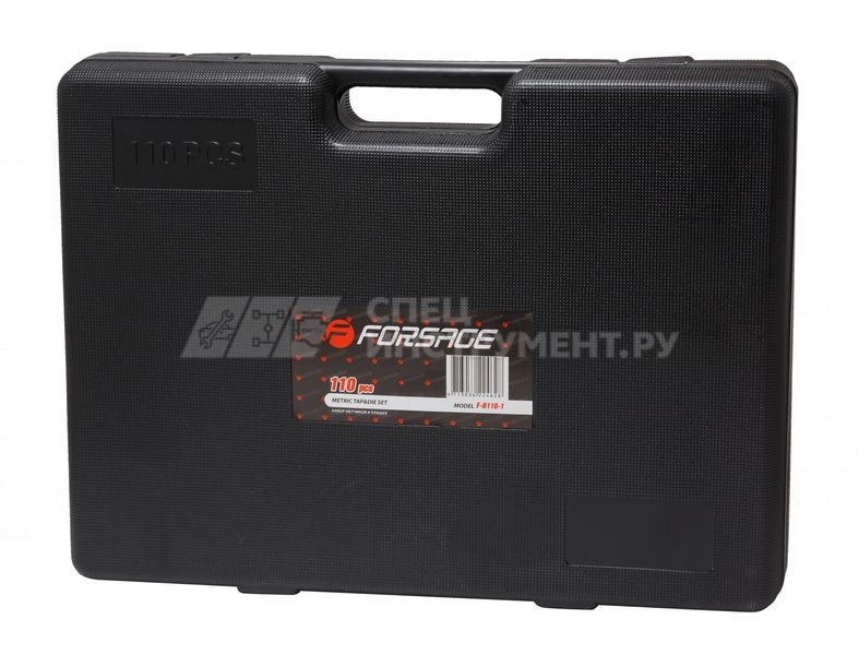 Набор метчиков и плашек 110пр. (метрич.) в пласт. кейсе