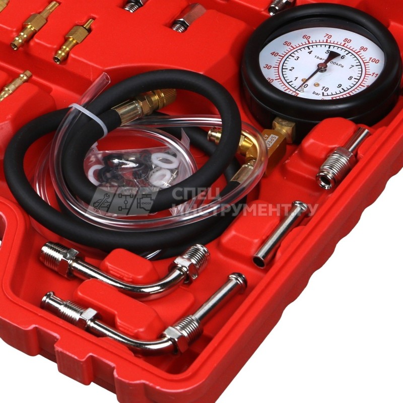Набор для измерения давления в системе впрыска топлива бензиновых двигателей