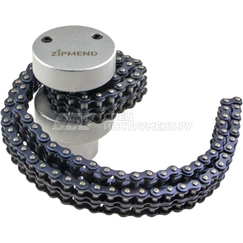 Съемник масляного фильтра цепной усиленный 73-169мм, 1/2"