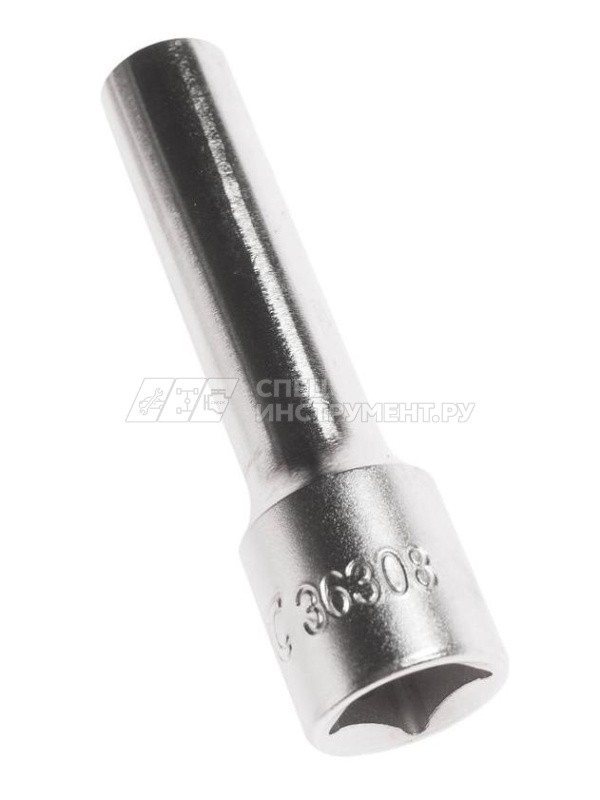 Головка глубокая 6-гранная 3/8" 8мм, длина 63мм