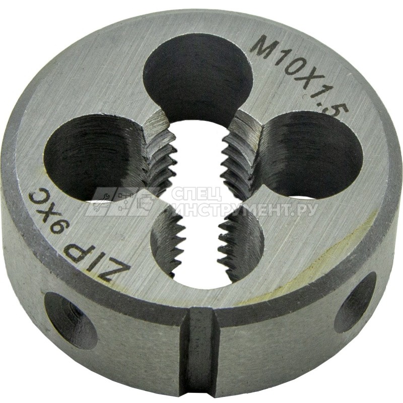 Плашка М10x1.5, сталь 9ХС