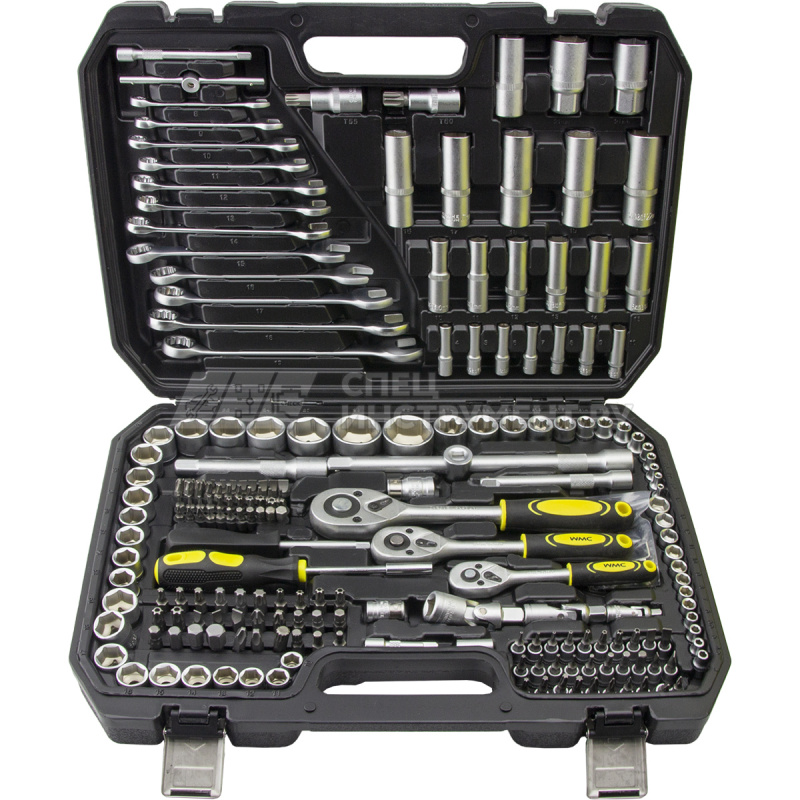 Набор инструментов 216пр. 1/4", 3/8", 1/2" WMC-38841