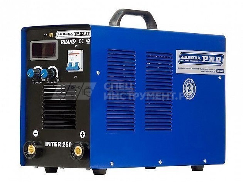 Сварочный инвертор Aurora PRO INTER 250 Mosfet + аттестат НАКС 1шт.
