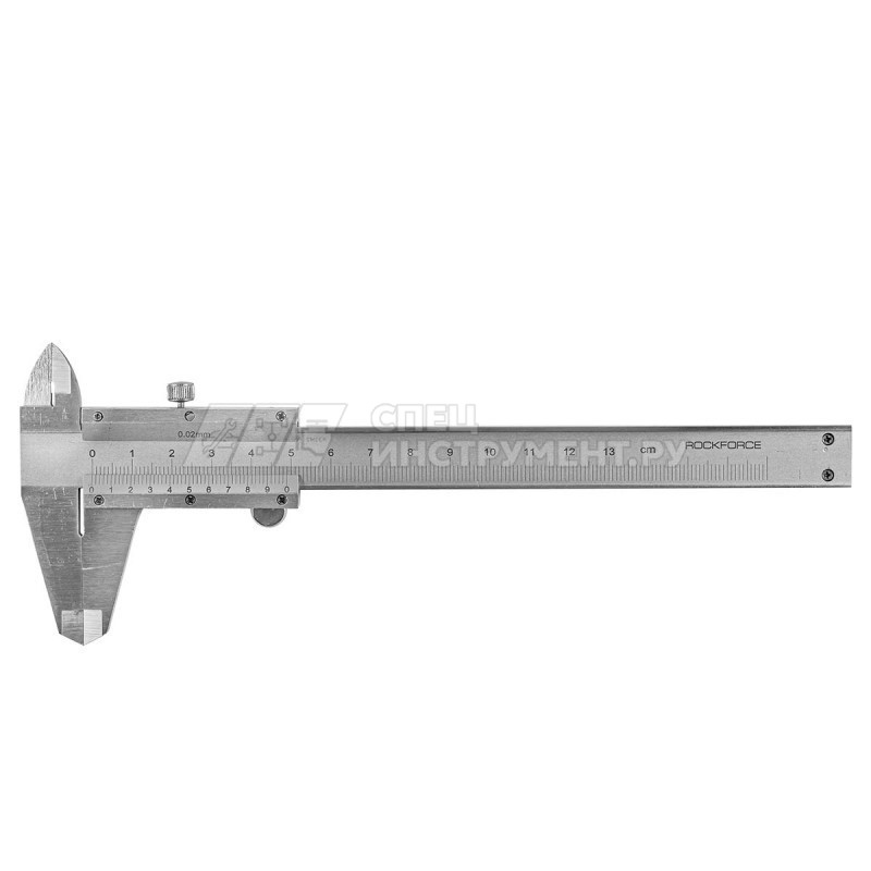 Штангенциркуль RF-5096P (0-125мм, 0.02мм; внутр. O, наруж. O + глубиномер), в пластиковом футляре