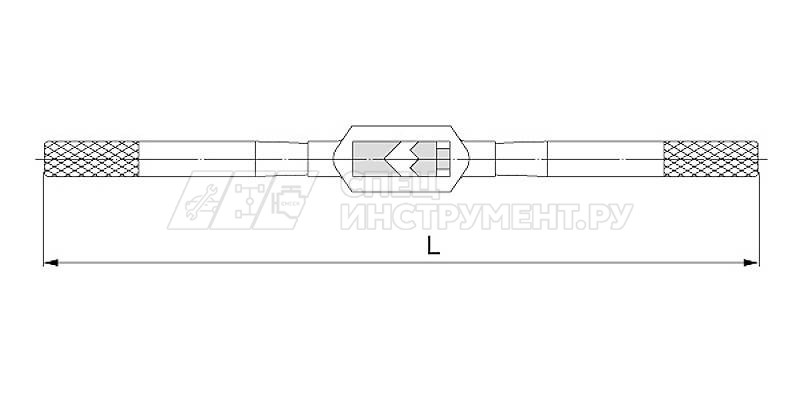 Вороток-держатель для метчиков ручных M4-12