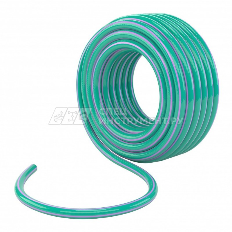 Шланг поливочный армированный 3 слойный 3/4", 25м, LUXE