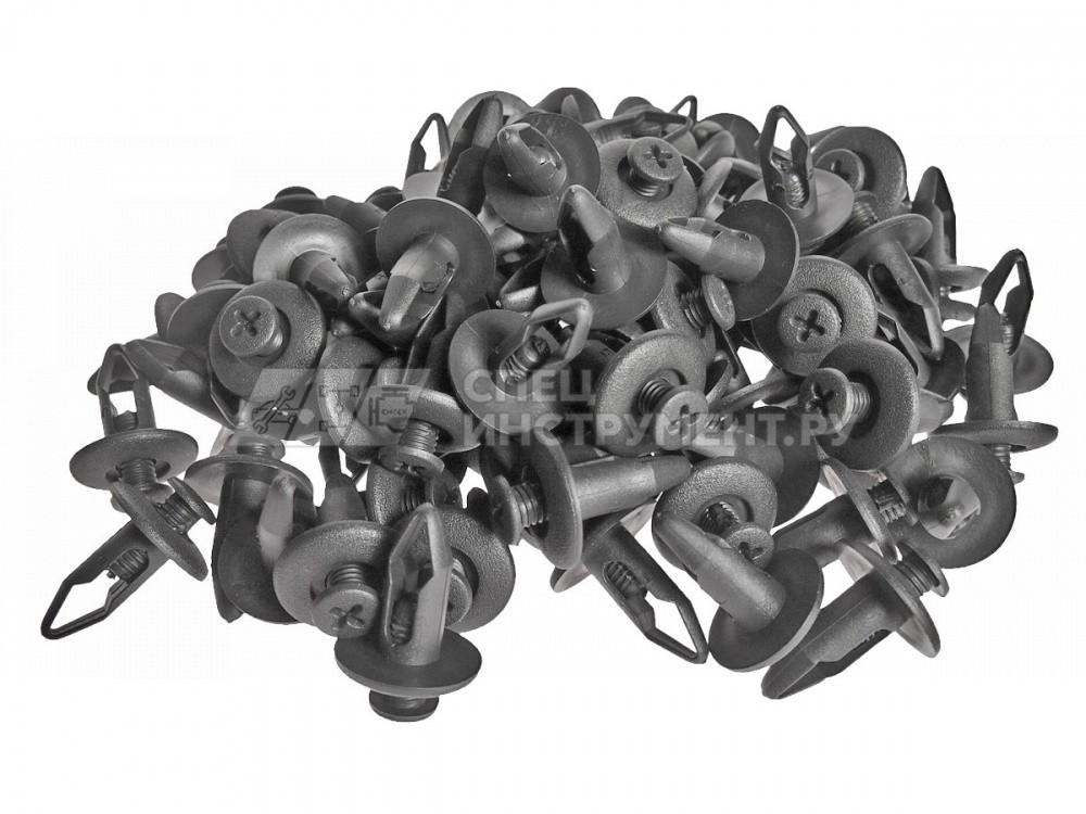 Клипса пластиковая автомобильная для бампера 100шт