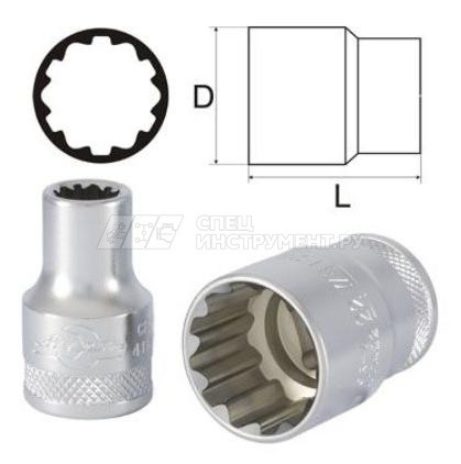 Головка 29мм-1.1/8"-Е36 1/2" "ML"