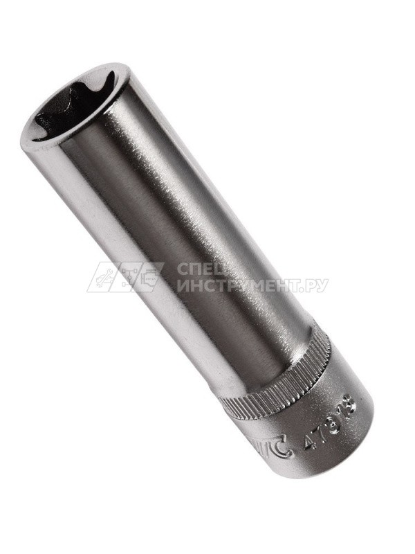 Головка торцевая глубокая TORX 1/2" х E18, длина 76мм