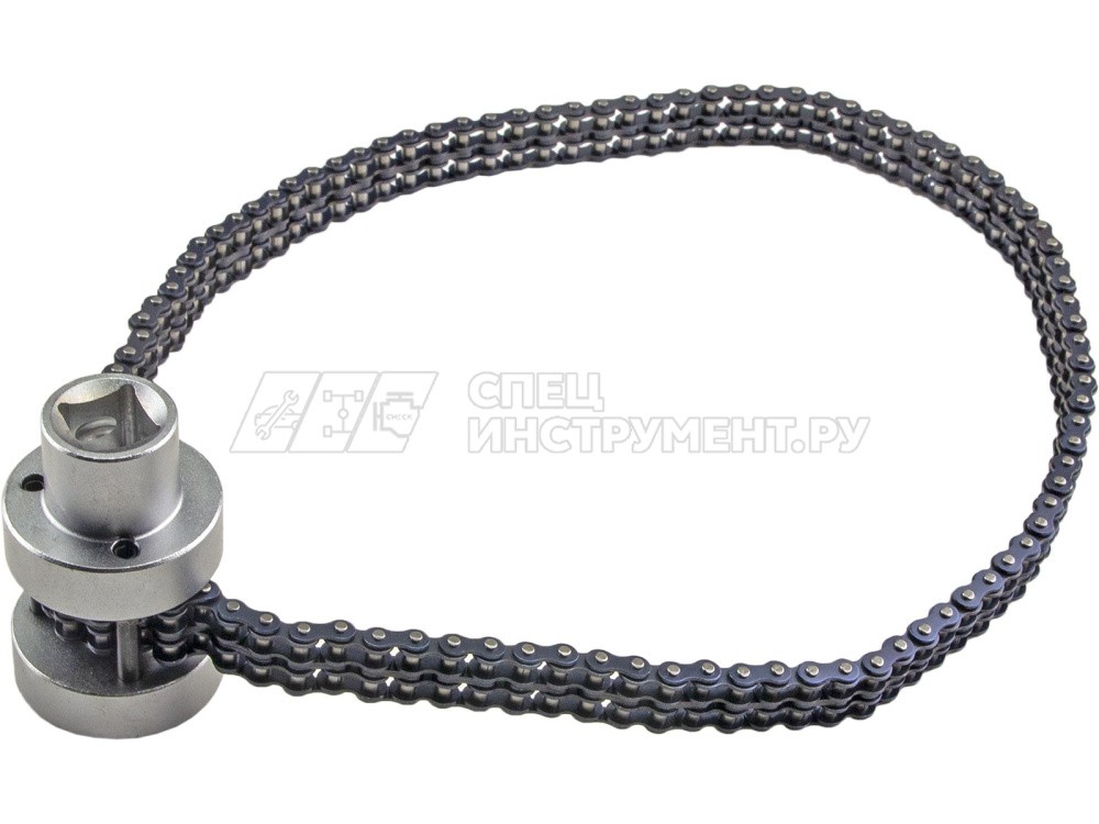 Съемник масляного фильтра цепной усиленный 73-169мм, 1/2"