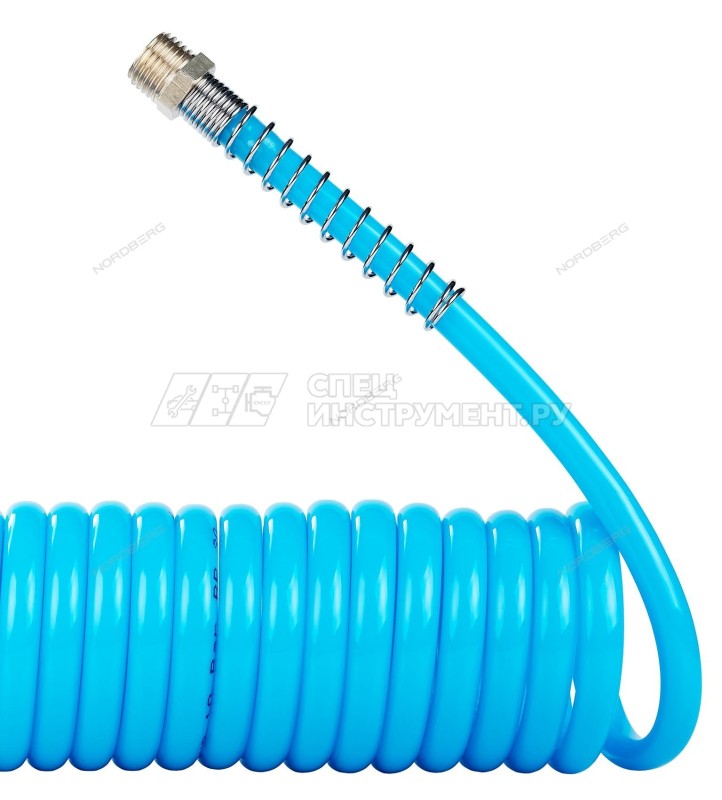 NORDBERG ШЛАНГ HS0612PU воздушный спиральный полиуретановый ?6х8мм, 12 м