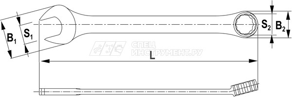 Ключ комбинированный, 21 мм
