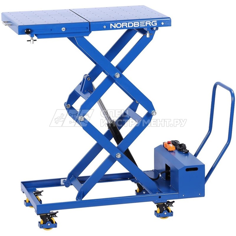 Стол подъемный электрогидравлический для АКБ электромобиля, 1200 кг