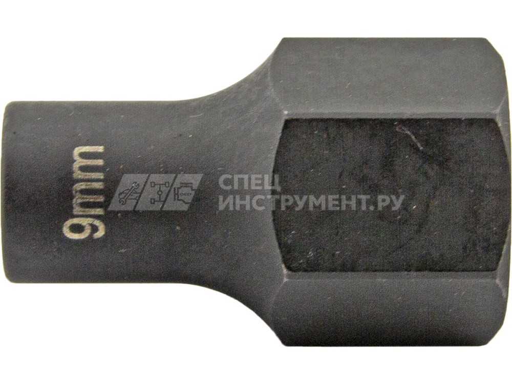 1/2" спиральная торцевая головка (экстрктор), HEX - 9 мм