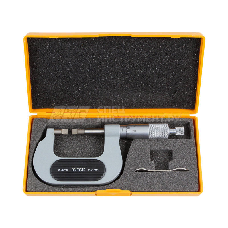Микрометр с ножевыми измерительными поверхностями 0,01 мм, 50-75 мм, тип В