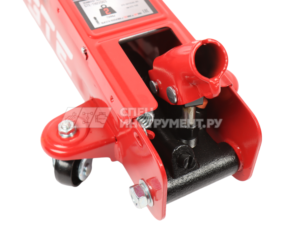 Домкрат подкатной гидравлический 2т (h min-135мм, h max-387мм)  GTE /1
