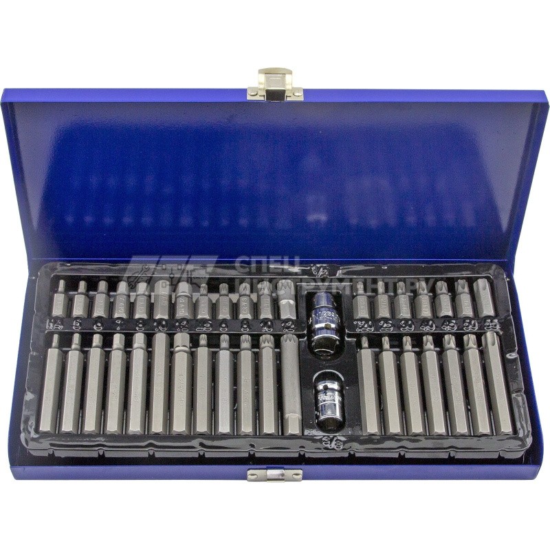 VR41002 Набор бит SPLINE, TORX, HEX 40пр.