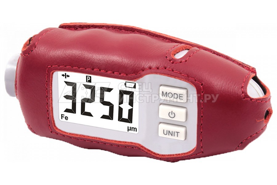 Чехол для толщиномера CARSYS DPM-816 кожаный (красный)