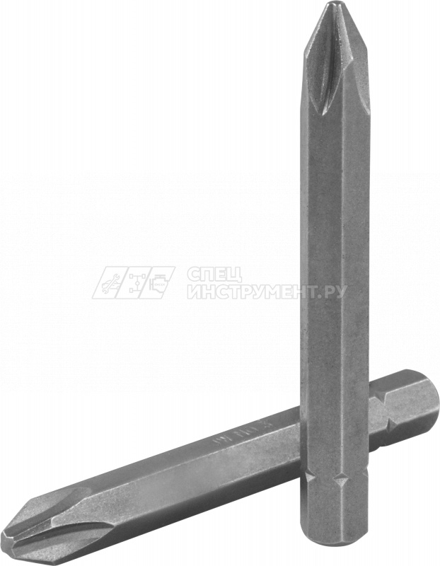 Бита ударная 5/16" крест, PH#3, 70 мм S2 материал