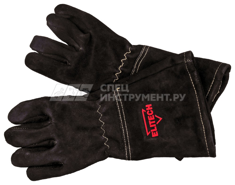 Краги сварщика, черные, спилок, нить kevlar, 204445