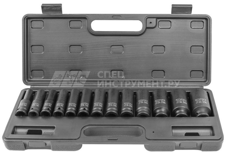 Набор головок RF-4131-5MPB ударных 13пр., 1/2", 6гр.(10, 12-15, 17, 19, 21, 22, 24, 30, 32мм), в кейсе ROCKFORCE /1