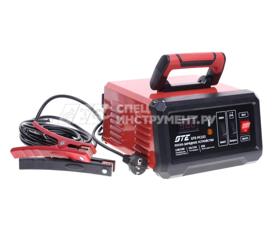 Пуско-зарядное устройство 12В/5А,15А, 24В/5А/15А. 65А GTE