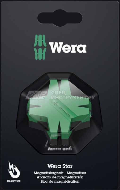 Wera Star Приспособление для намагничивания/размагничивания, 48 мм