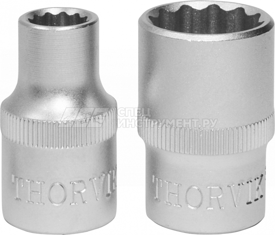 Головка торцевая 12-гранная 1/2"DR, 15 мм