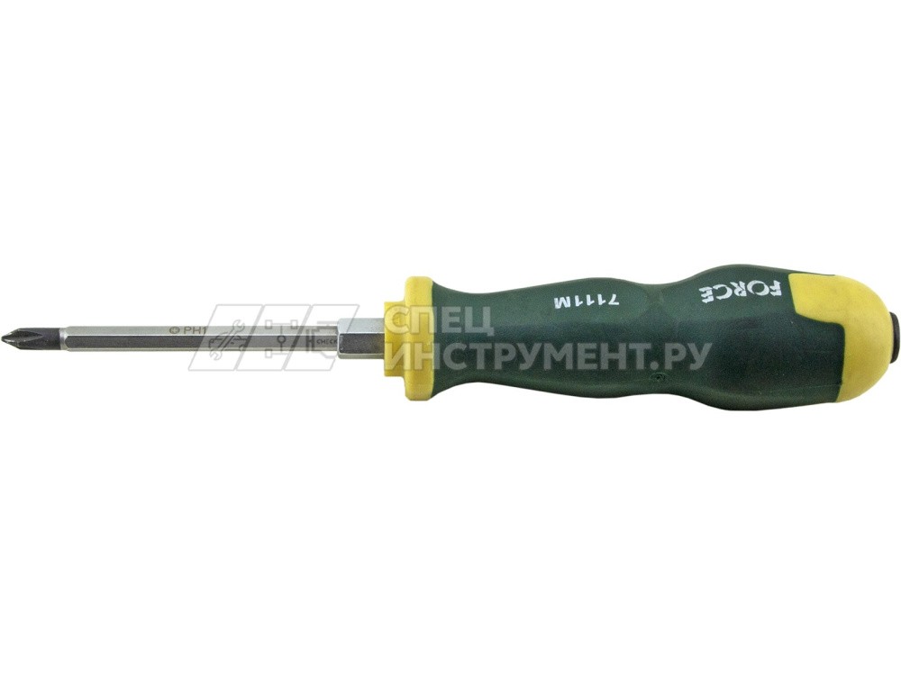 Отвертка крестовая ударная PH1, L-185мм