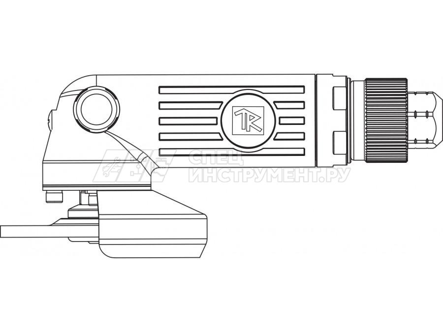 AAG0410 Углошлифовальная машина пневматическая, 10000 об/мин, 100 мм