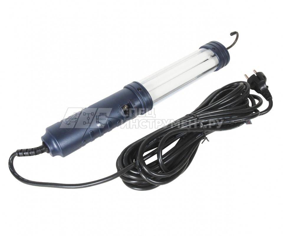 Лампа переносная флуоресцентная 18W, длина провода 8м, 110/220V