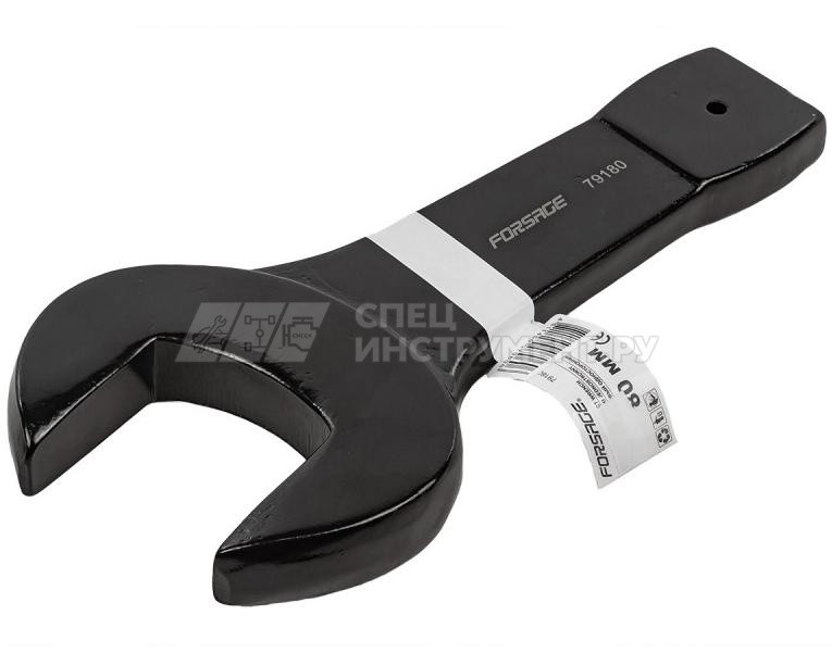 Ключ рожковый ударный односторонний 80мм (L-395мм)