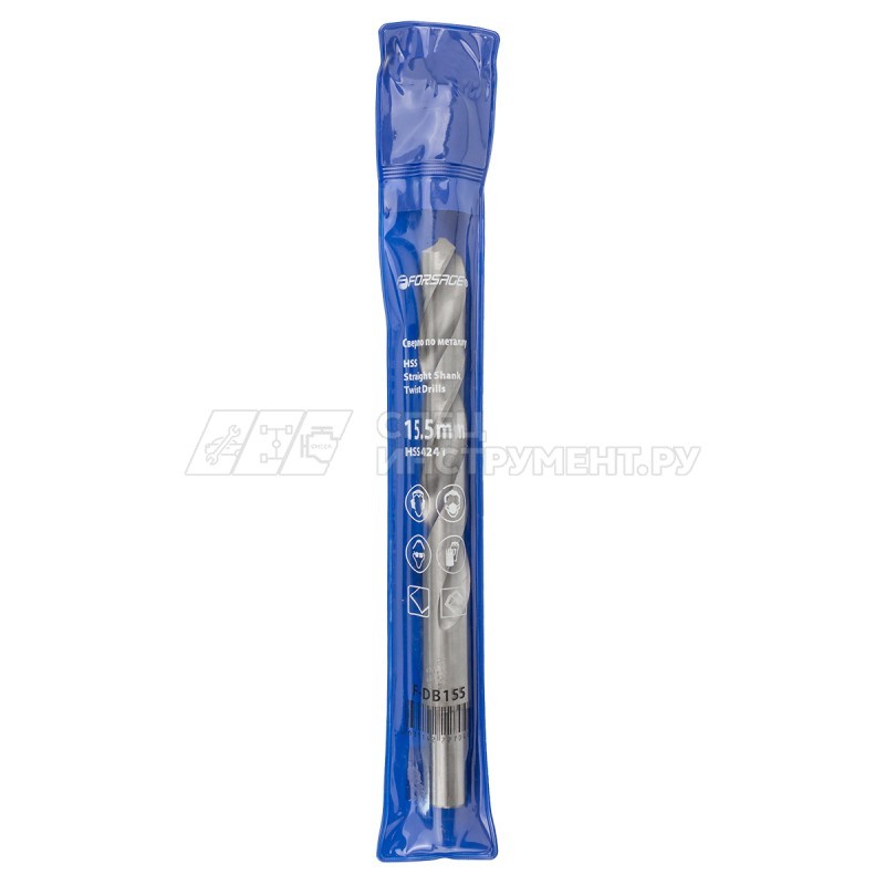 Сверло по металлу 15.5мм HSS, в чехле