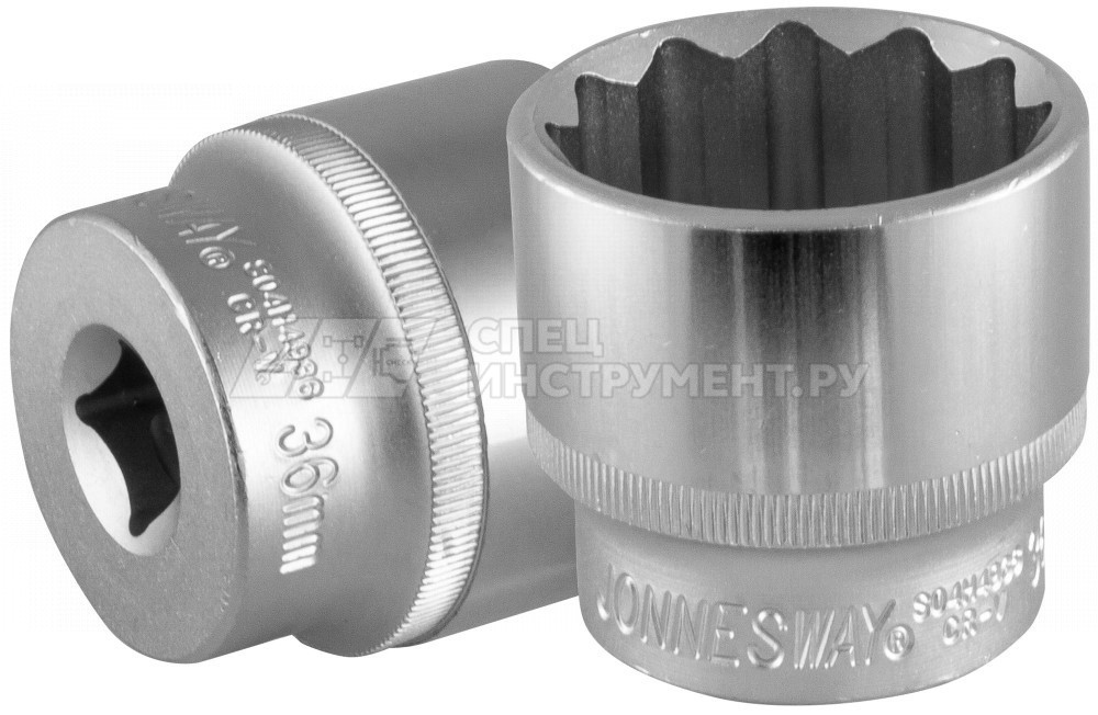 Головка торцевая 12-гранная 1/2"DR, 36 мм