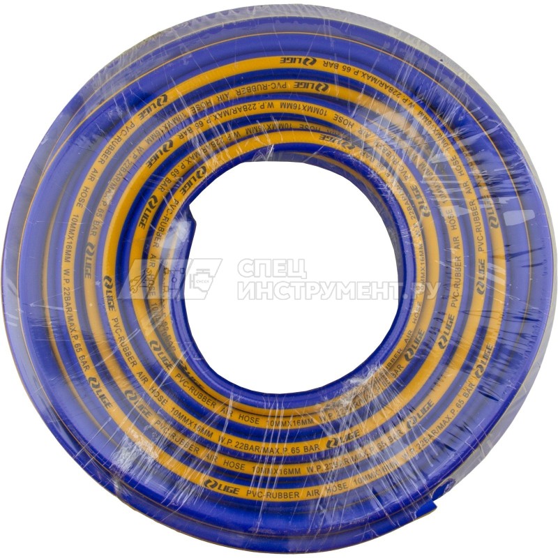 Шланг воздушный ПВХ армированный 10мм x16мм x50м LG-14014 LIGE 