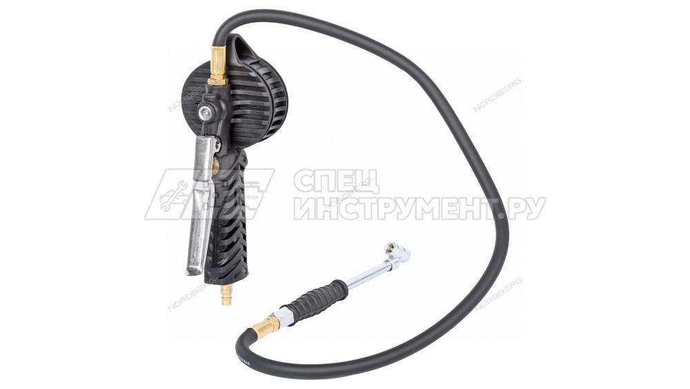 Пистолет профессиональный для подкачки колес, цифровой, обрезиненный, для грузовых авто