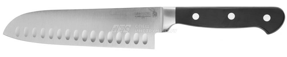 Нож LEGIONER "FLAVIA" "Сантоку", пластиковая рукоятка, лезвие из молибденванадиевой стали, 200мм