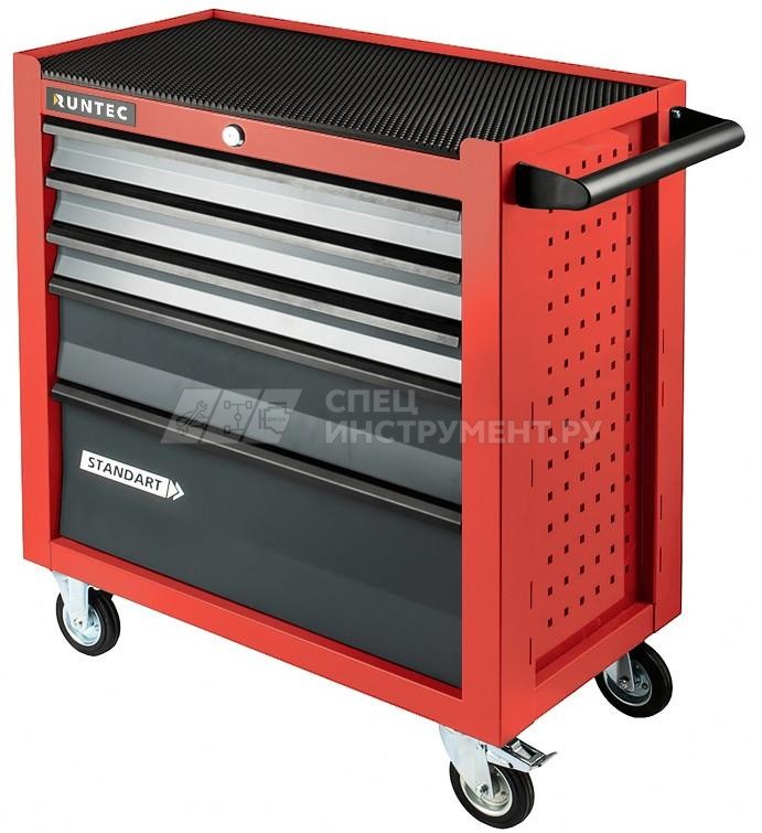 Тележка инструментальная 5 полочная Standart красная