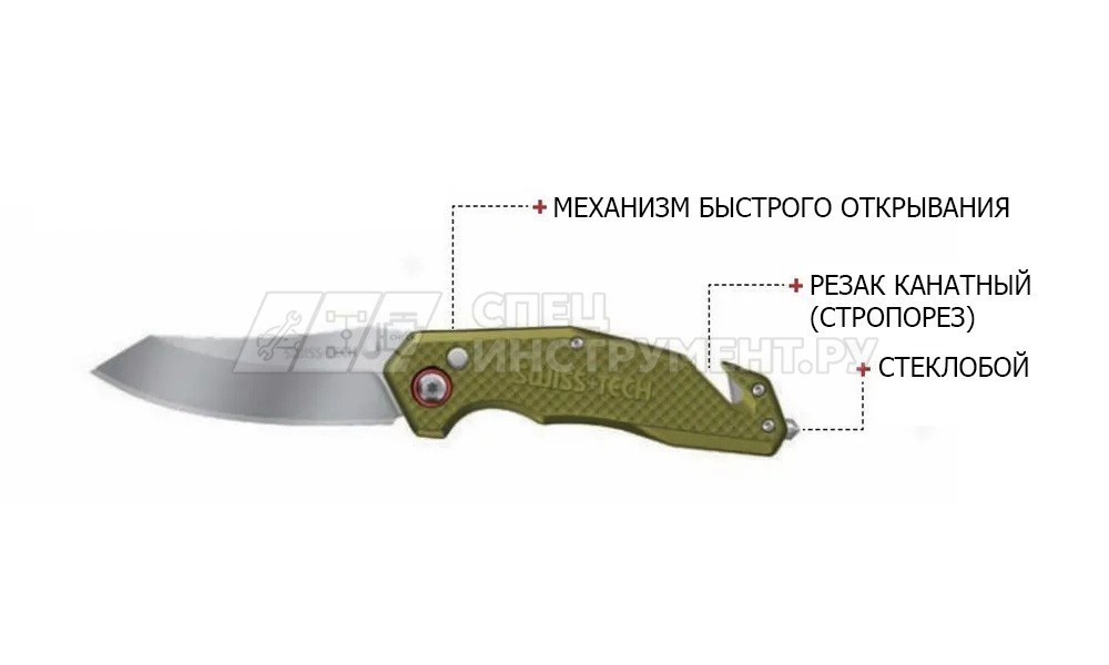 Нож складной 9см быстрооткрывающийся