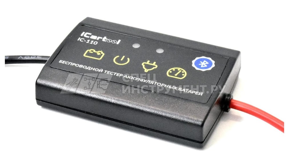Bluetooth тестер аккумуляторных батарей (АКБ) 12V