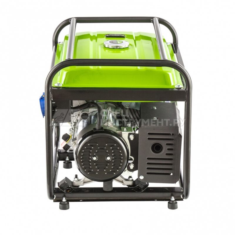 Генератор бензиновый БС-8000, 6,6 кВт, 230В, 4-х такт., 25 л, ручной стартер// Сибртех