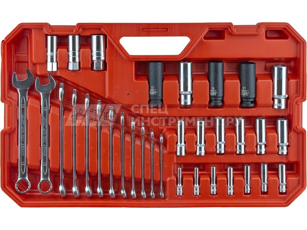 Набор инструментов 1/4" & 3/8 & 1/2" 6-гранный (в кейсе) 219пр.